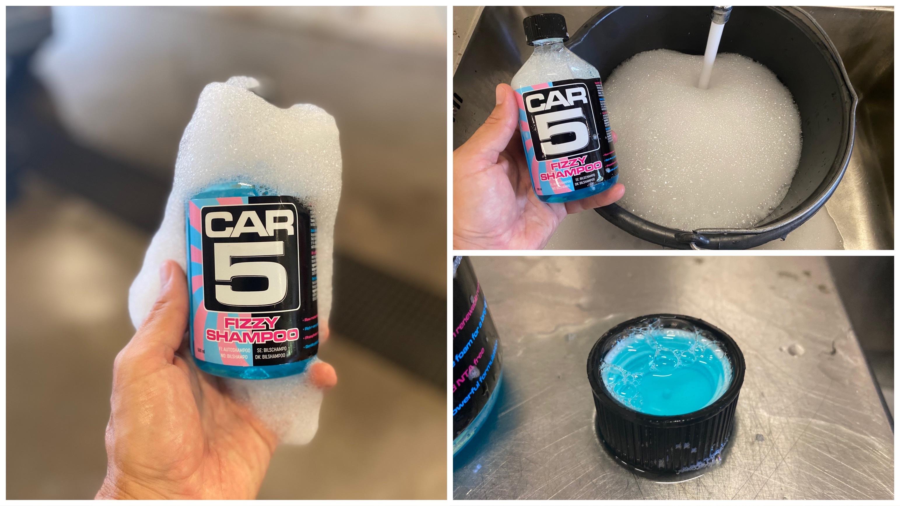 CAR5 Fizzy Shampoo